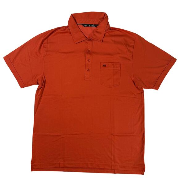 Travis Mathew Men’s XL Burnt Orange Golf Polo Gently Used - Picture 1 of 9